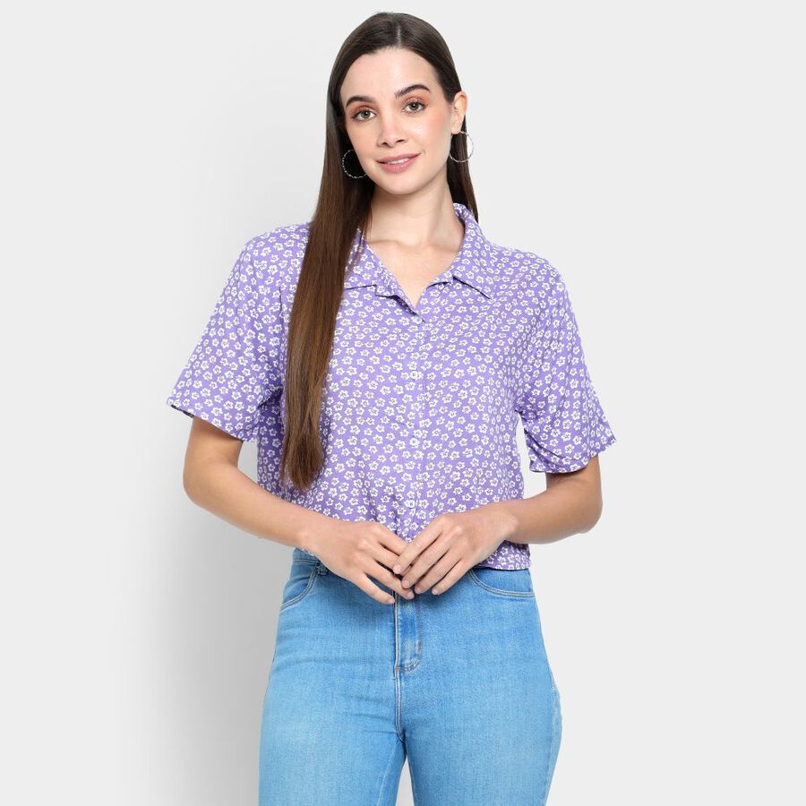 Ladies' Shirt, Purple, large image number null